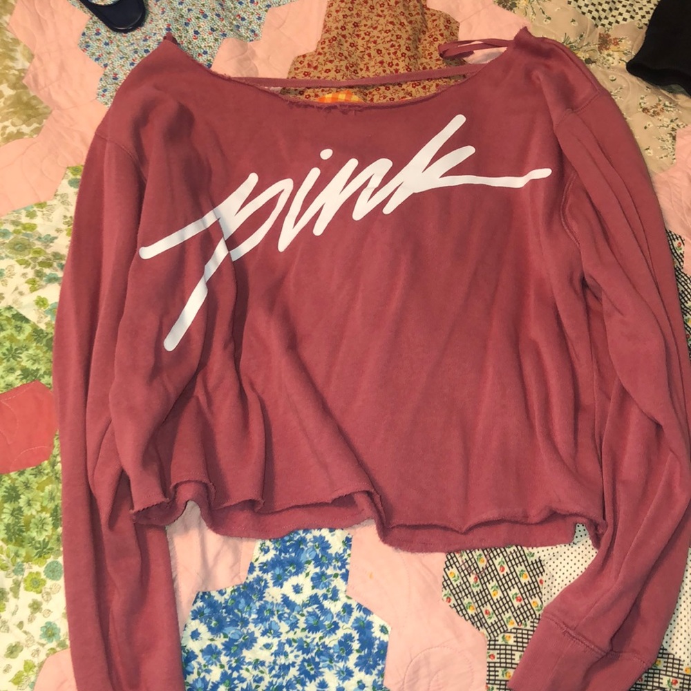 Pink off the shoulder top